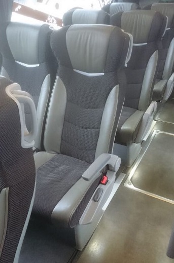 Prednji deo enterijera Scania Irizar autobusa